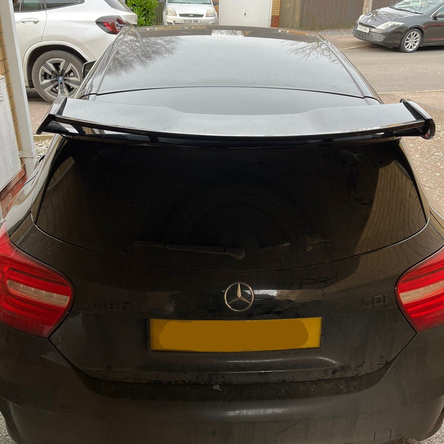 AMG Style Gloss Black Roof Spoiler for Mercedes Benz W176 A Class 13-18-Carbon Factory