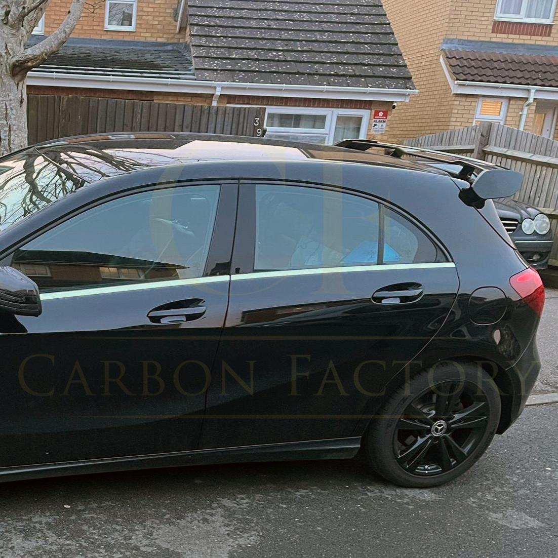 AMG Style Gloss Black Roof Spoiler for Mercedes Benz W176 A Class 13-18-Carbon Factory