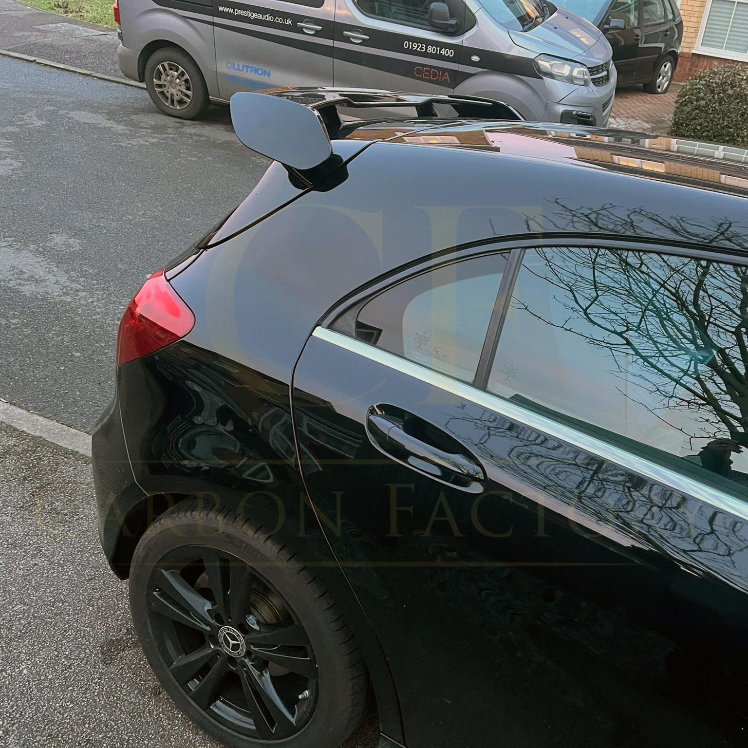 AMG Style Gloss Black Roof Spoiler for Mercedes Benz W176 A Class 13-18-Carbon Factory