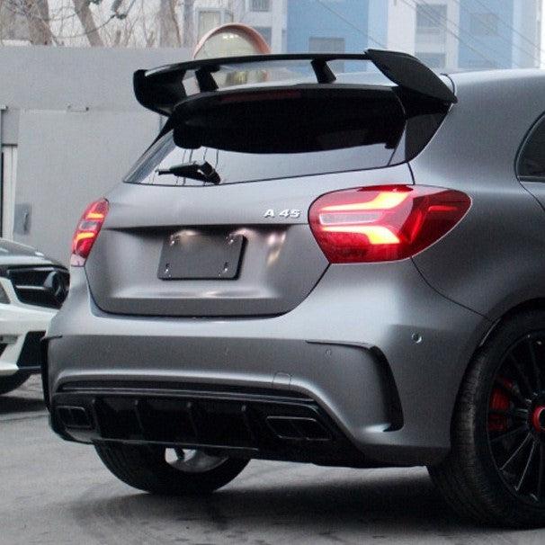 AMG Style Gloss Black Roof Spoiler for Mercedes Benz W176 A Class 13-18-Carbon Factory