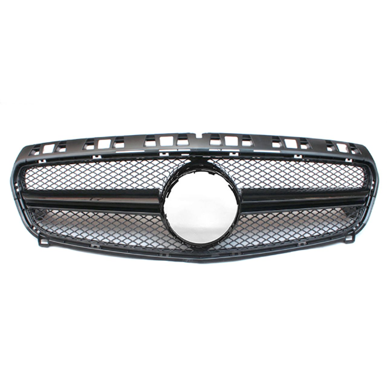 AMG Style Silver Front Grille for Mercedes Benz W176 A Class 12-15-Carbon Factory