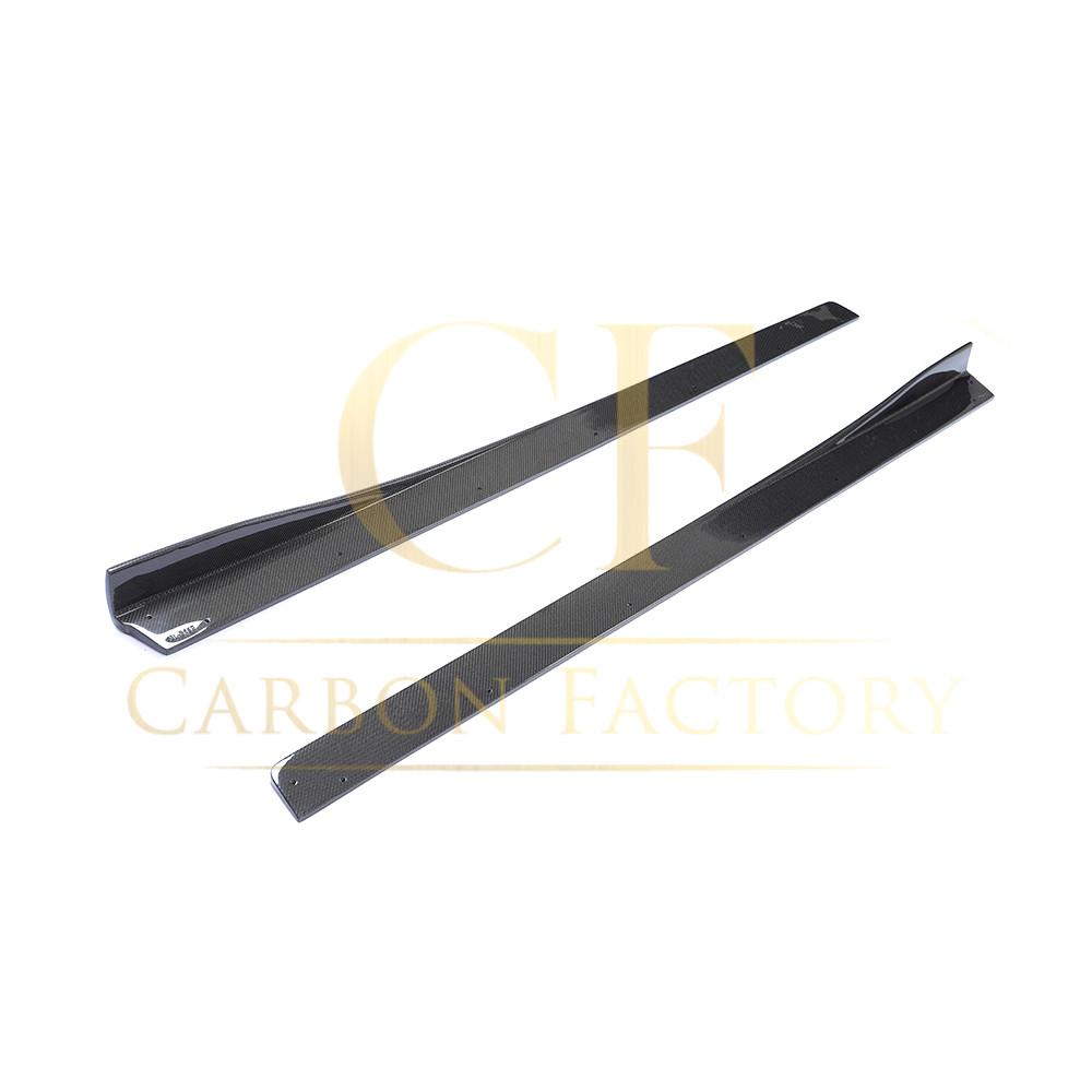 AP Style Carbon Fibre Side Skirt Extension for BMW F82 F83 M4 14-20-Carbon Factory