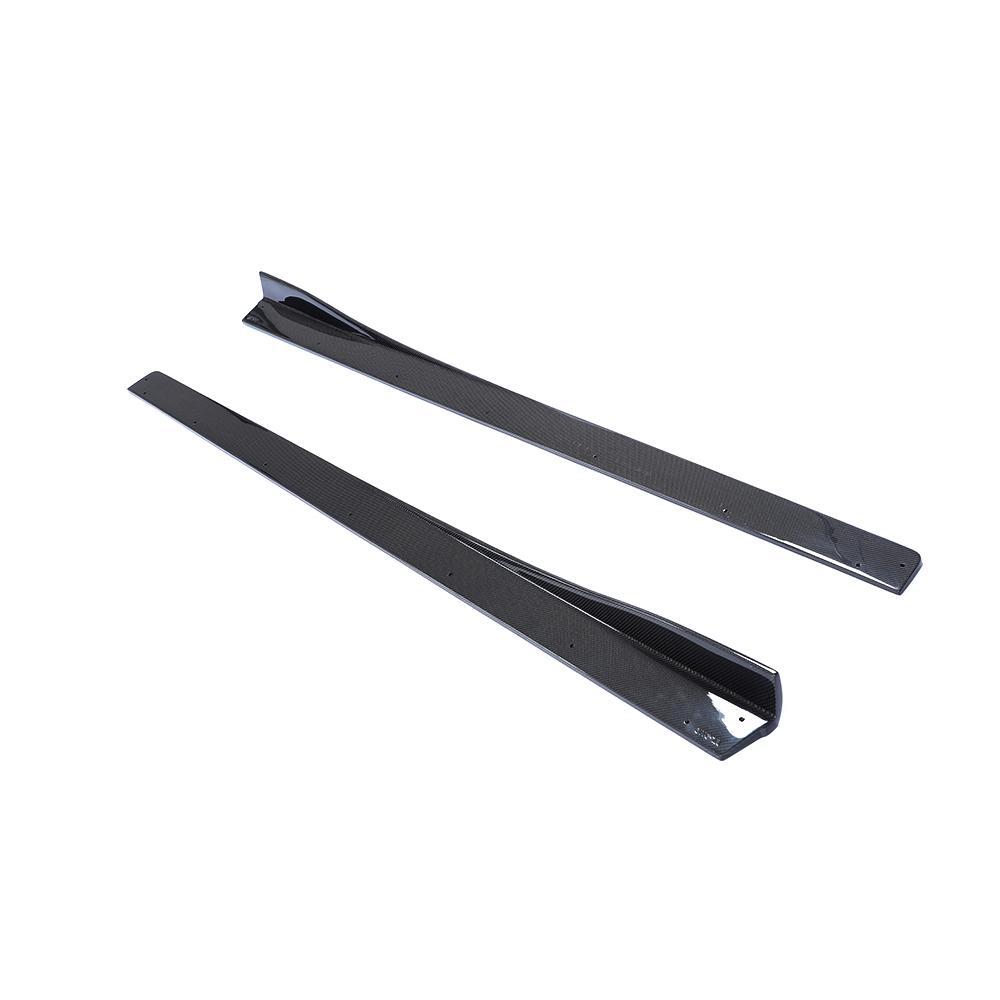 AP Style Carbon Fibre Side Skirt Extension for BMW F82 F83 M4 14-20-Carbon Factory