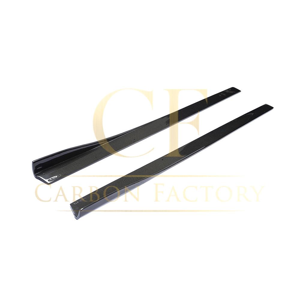AP Style Carbon Fibre Side Skirt Extension for BMW F82 F83 M4 14-20-Carbon Factory