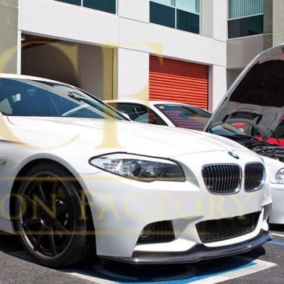 AR Style Carbon Fibre Front Splitter for BMW F10 5 Series 10-17 - Carbon Factory