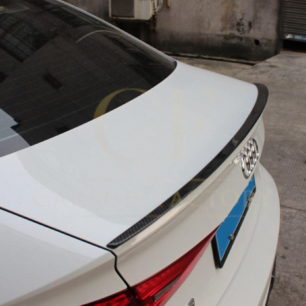 Audi A3 S3 RS3 Saloon Carbon Fibre S3 Style Boot Spoiler 13-20-Carbon Factory