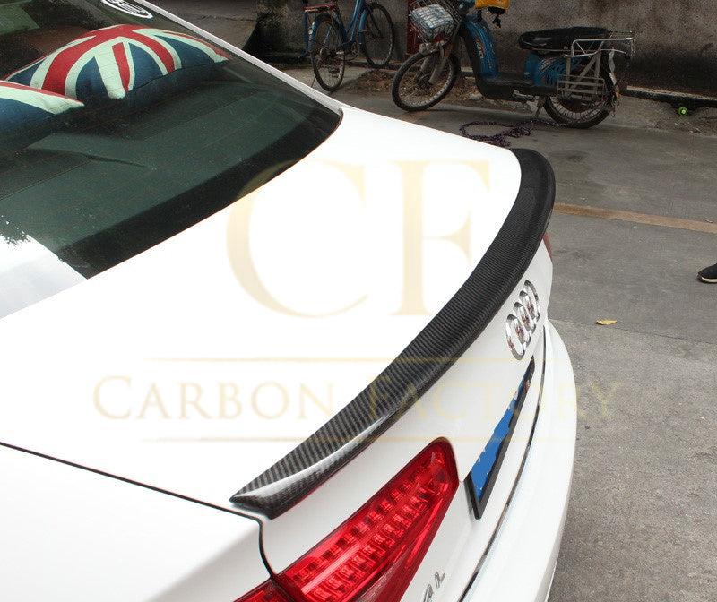 Audi A4 B8.5 S4 Style Carbon Fibre Boot Spoiler 13-15-Carbon Factory