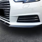Audi A4 B9 Non S Line V Style Carbon Fibre Front Splitter 16-18-Carbon Factory