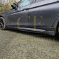 B Style Carbon Fibre Side Skirt for BMW F32 F33 F36 4 Series 14-20-Carbon Factory