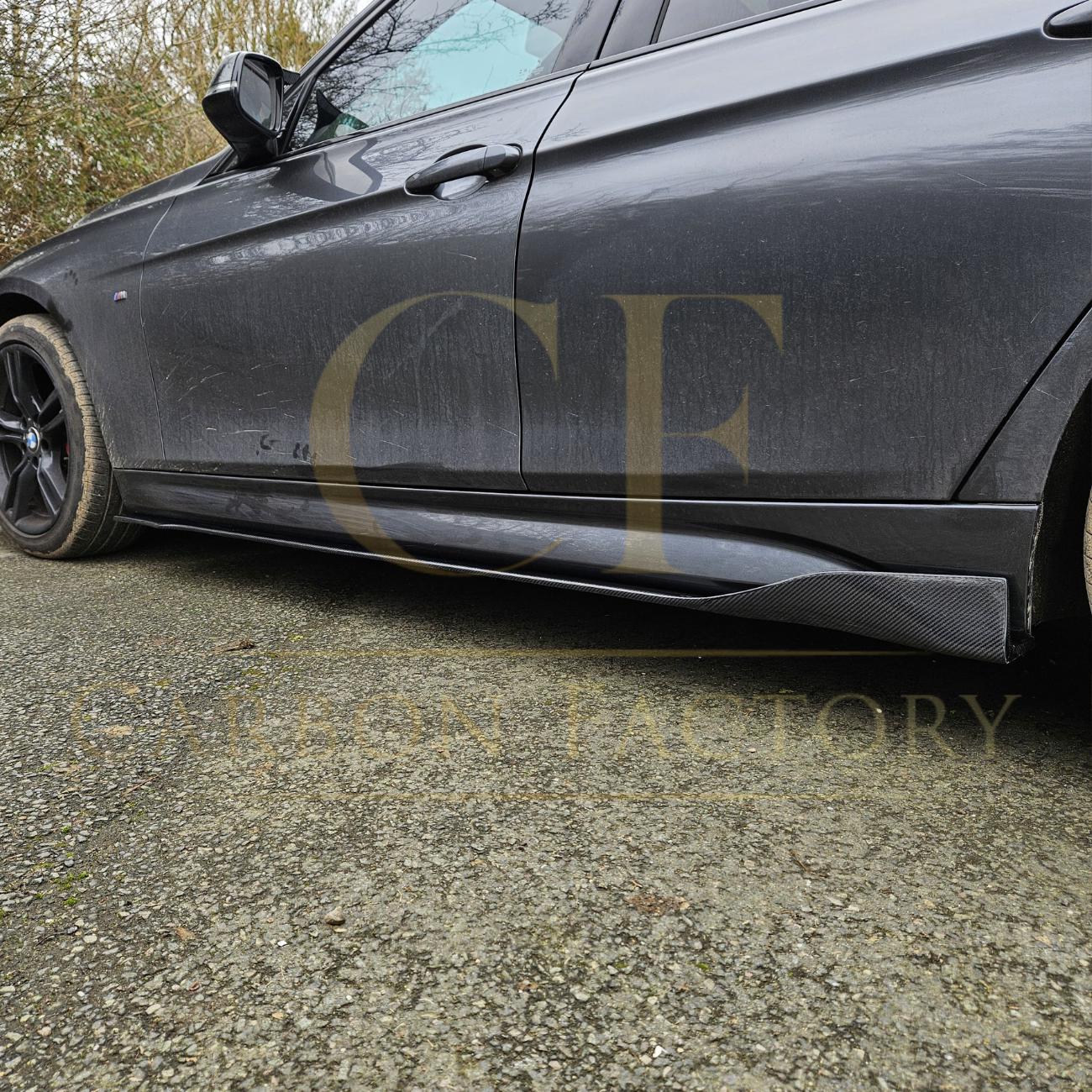 B Style Carbon Fibre Side Skirt for BMW F32 F33 F36 4 Series 14-20-Carbon Factory
