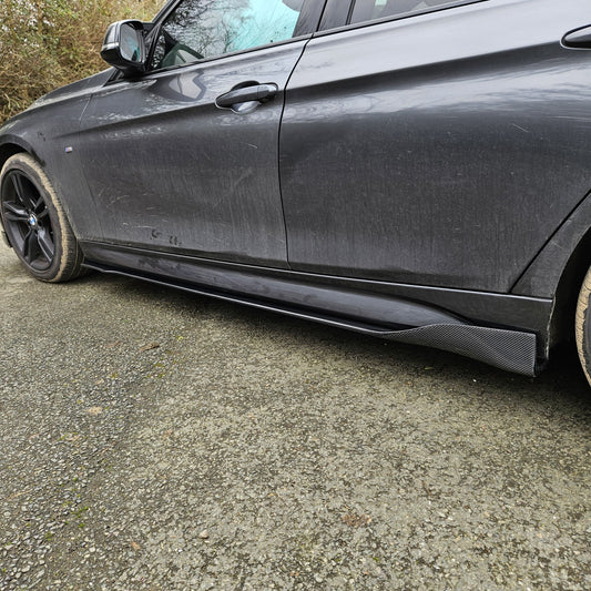 B Style Carbon Fibre Side Skirt for BMW F32 F33 F36 4 Series 14-20-Carbon Factory