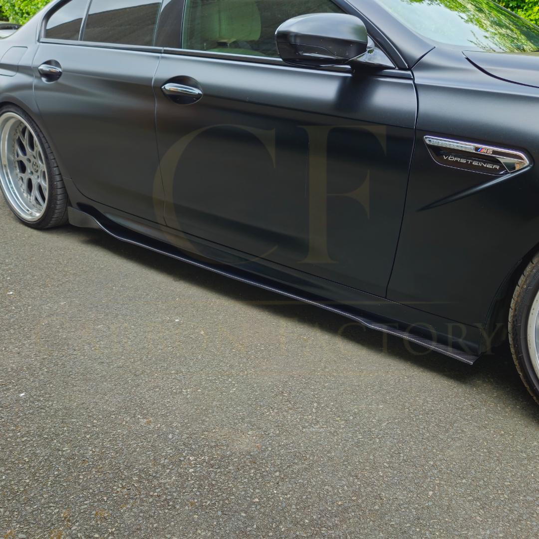 B Style Carbon Fibre Side Skirts for BMW F32 F33 F36 4 Series 14-20-Carbon Factory