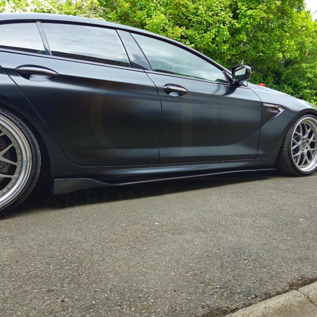 B Style Carbon Fibre Side Skirts for BMW F32 F33 F36 4 Series 14-20-Carbon Factory