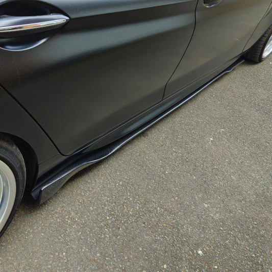B Style Carbon Fibre Side Skirts for BMW F32 F33 F36 4 Series 14-20-Carbon Factory