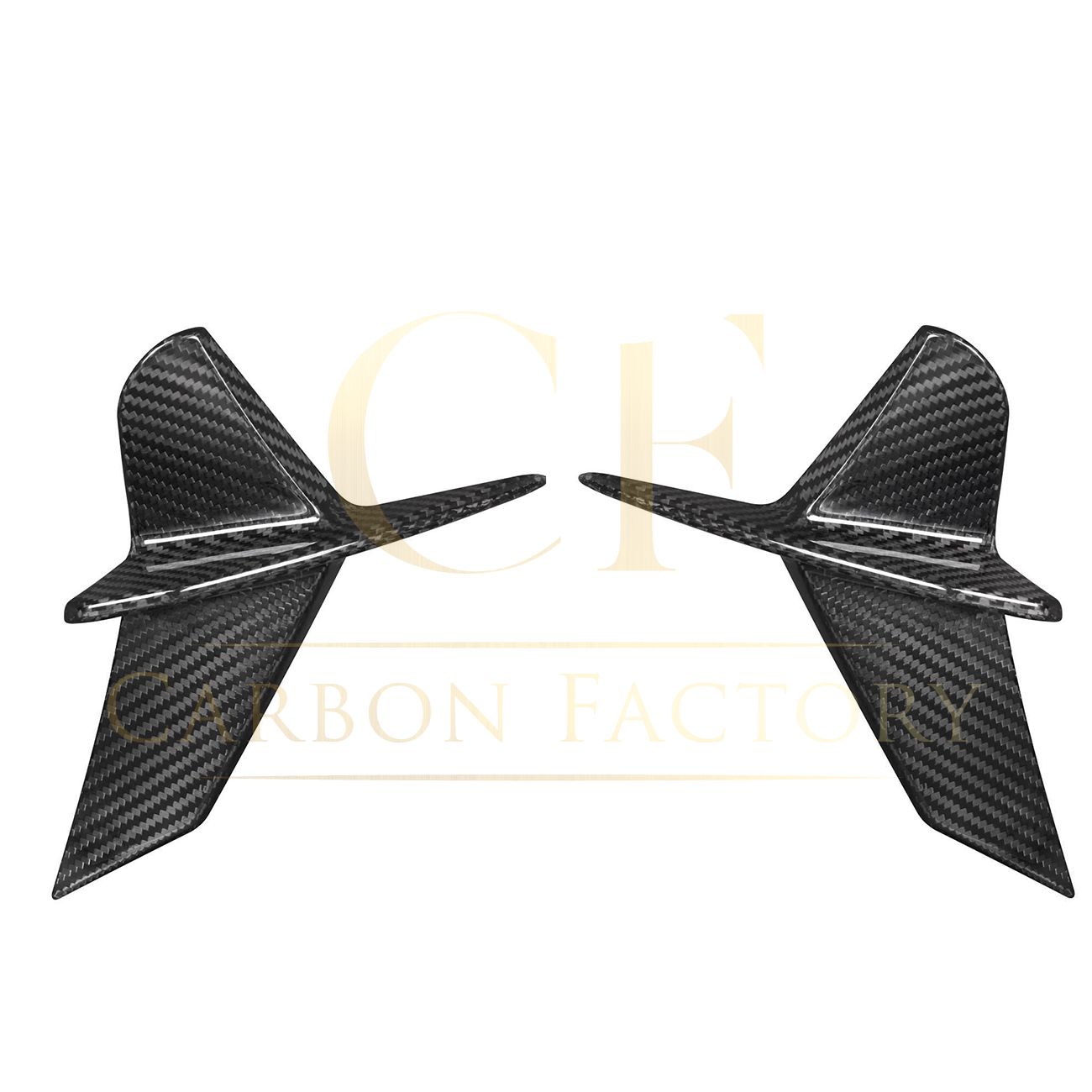 B Style Pre-Preg Carbon Fibre Rear Canards for BMW G14 G15 G16 8 Series 20-24-Carbon Factory
