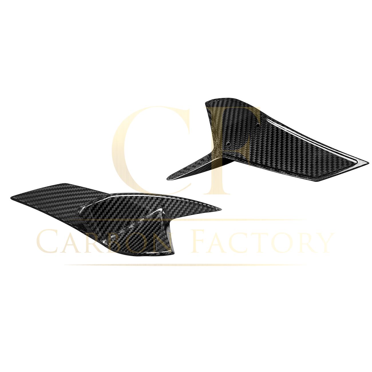 B Style Pre-Preg Carbon Fibre Rear Canards for BMW G14 G15 G16 8 Series 20-24-Carbon Factory