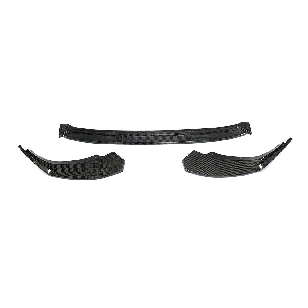 BB Style Carbon Fibre Front Splitter for Audi A4 B9 S Line & S4 16-18-Carbon Factory