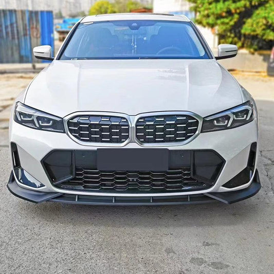 BK Style Gloss Black Front Splitter for BMW 3 Series G20 G21 LCI 23-Present-Carbon Factory