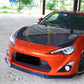BM Style Carbon Fibre Front Splitter for Toyota GT86 13-16-Carbon Factory