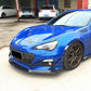 BM Style Carbon Fibre Front Splitter for Toyota GT86 13-16-Carbon Factory