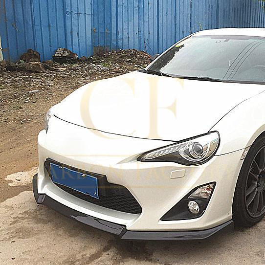 BM Style Carbon Fibre Front Splitter for Toyota GT86 13-16-Carbon Factory