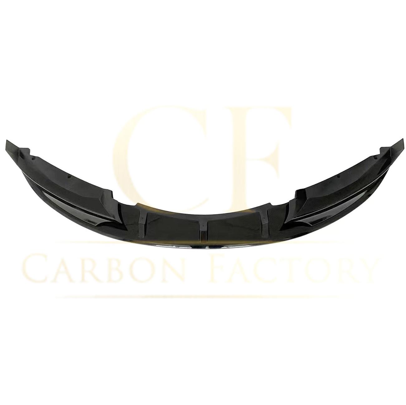 BMW 1 Series E82 M Performance Style Gloss Black Front Splitter 2007-2013-Carbon Factory