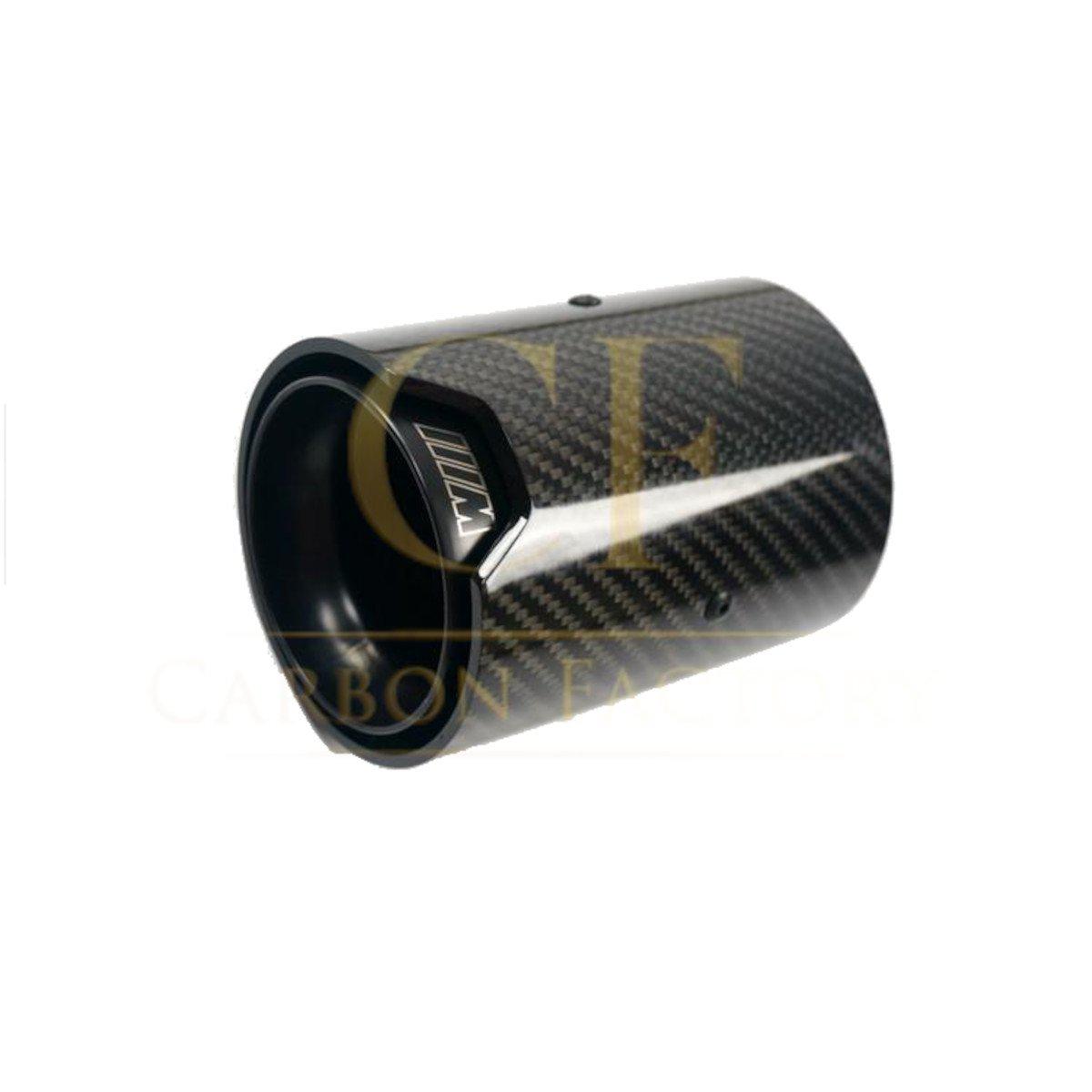 BMW 135i 140i 235i 240i 335i 340i 435i 440i Carbon Fibre Exhaust tips 11-20 (set of 2)-Carbon Factory