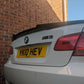 BMW 3 Series E92 Coupe inc M3 V Style Pre-preg Carbon Fibre Boot Spoiler 07-13-Carbon Factory