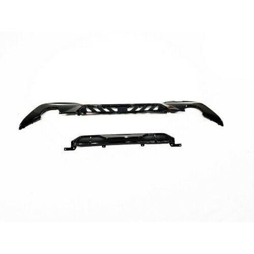 BMW 3 Series G20 Gloss Black M Performance Style Rear Diffuser 19-22 Dual exhaust-Carbon Factory