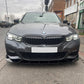 BMW 3 Series G20 Pre-LCI Gloss Black Competition Style Front Splitter 19-22-Carbon Factory