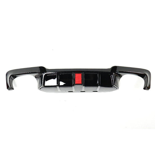 BMW F10 M5 Gloss Black Rear Diffuser with LED light 10-17-Carbon Factory
