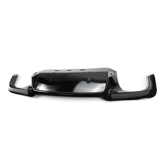 BMW F10 M5 Gloss Black V Style Rear Diffuser 10-17-Carbon Factory