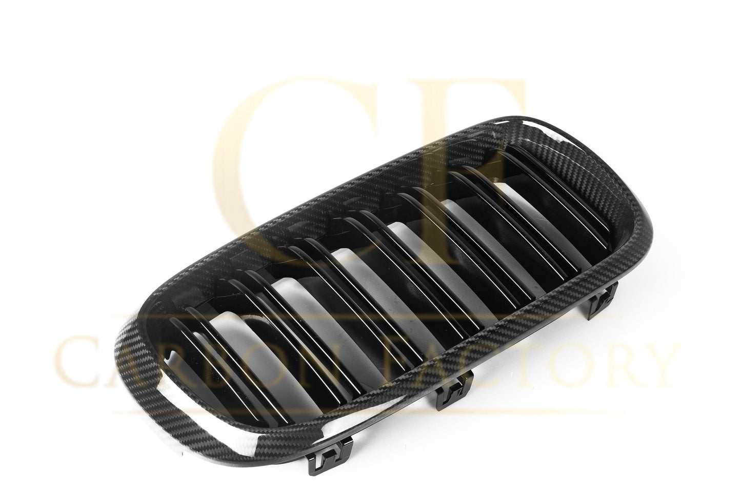 BMW F15 X5 Double Slat Pre-preg Carbon Fibre Front Grille 15-19-Carbon Factory