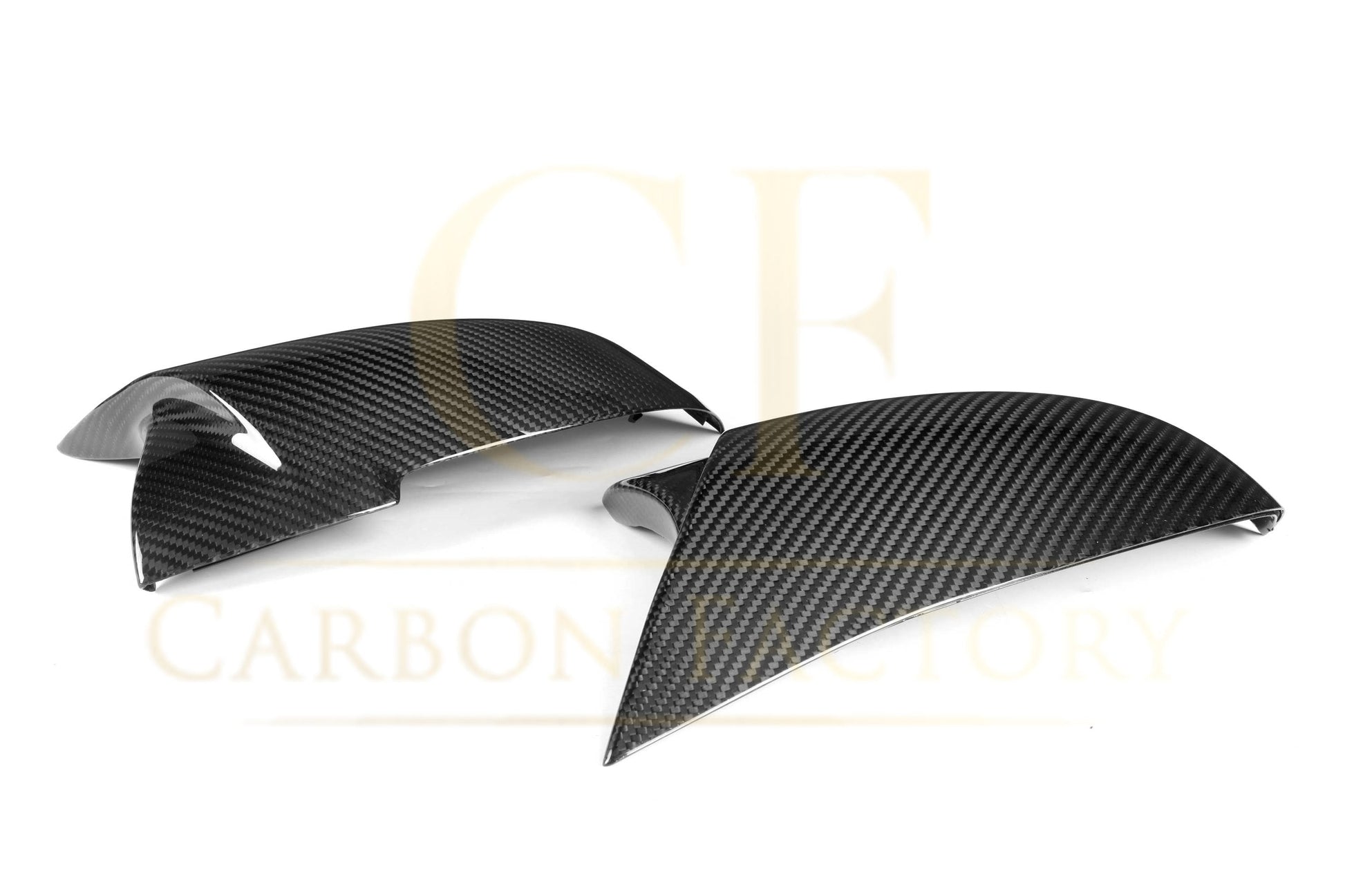 BMW F20 1 Series V Style Pre-Preg Carbon Fibre Replacement Mirror Covers 11-19-Carbon Factory