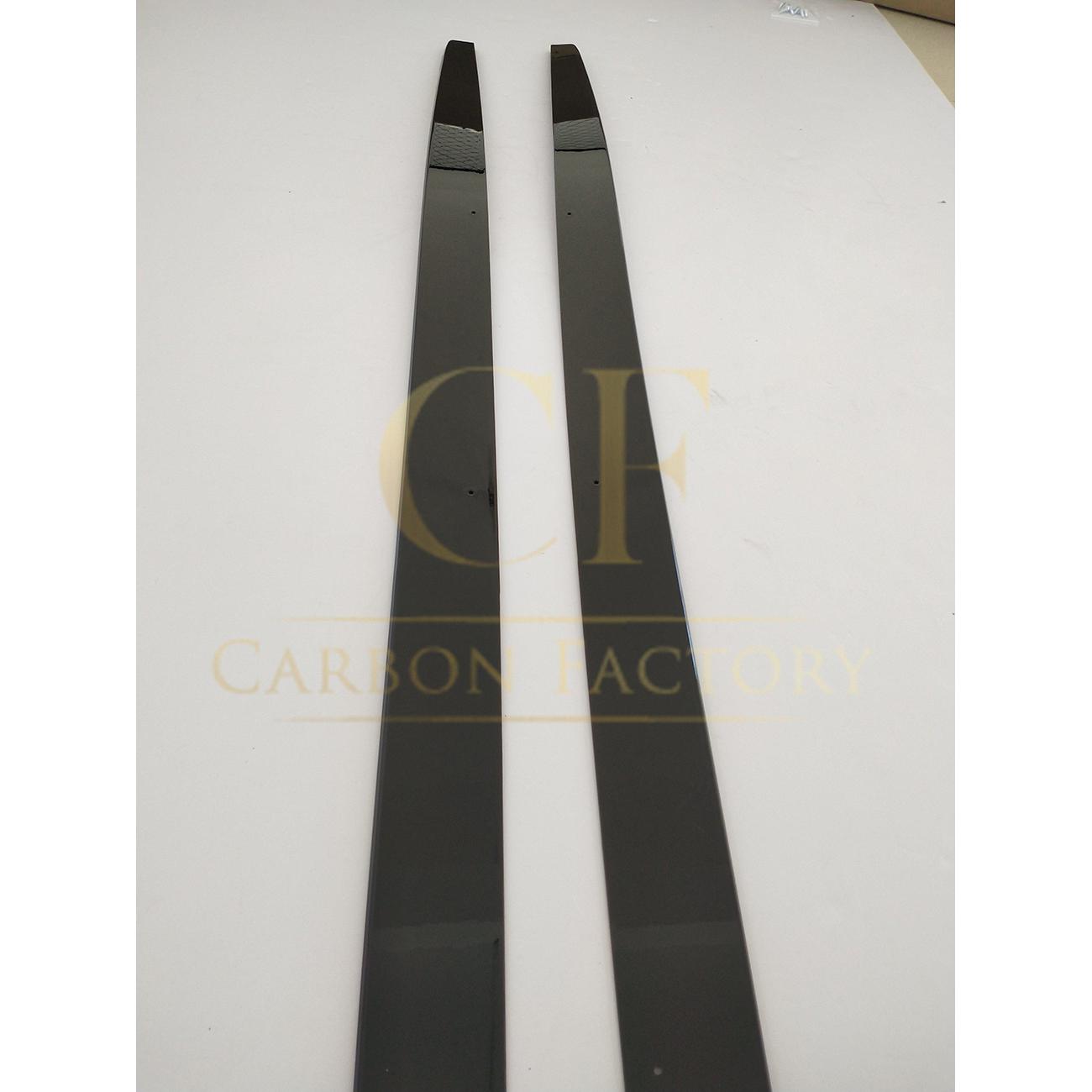 BMW F22 2 Series F87 M2 M Performance Style Gloss Black Side Skirt 14-20-Carbon Factory