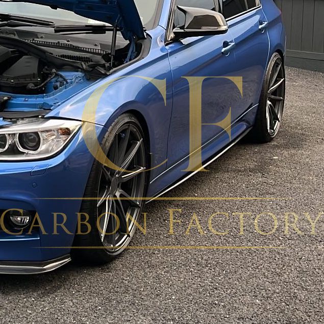 BMW F30 3 Series M Performance Style Carbon Fibre Side Skirts 13-18-Carbon Factory