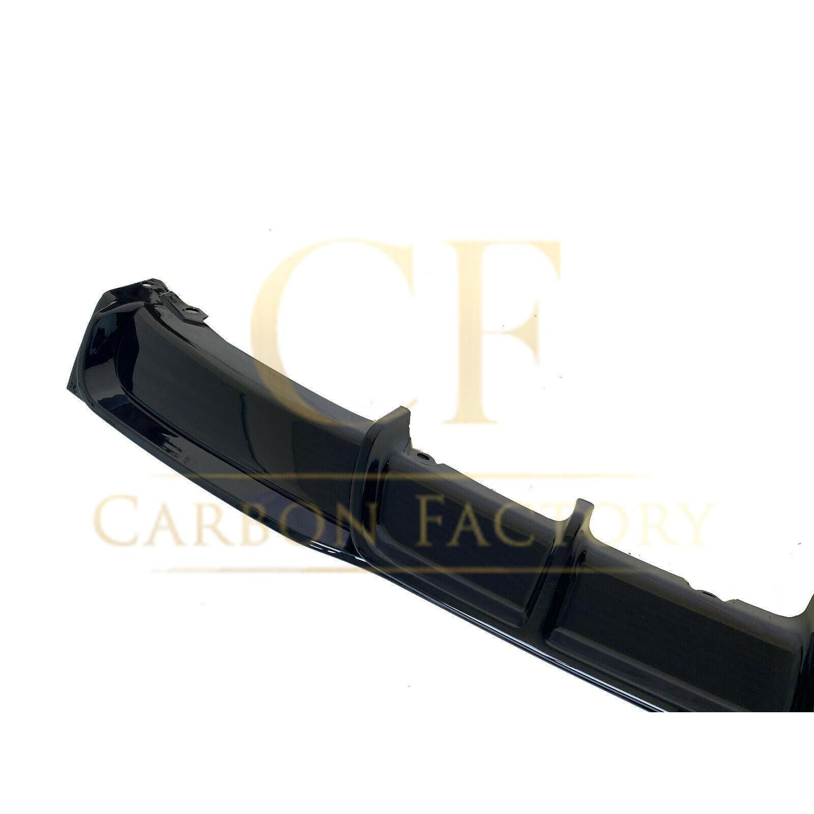 BMW F30 F31 3 Series Gloss Black Rear Diffuser Single Exhaust 12-19-Carbon Factory