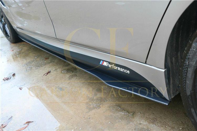 BMW F32 F33 F36 4 Series A Style Carbon Fibre Side Skirt 14-20-Carbon Factory