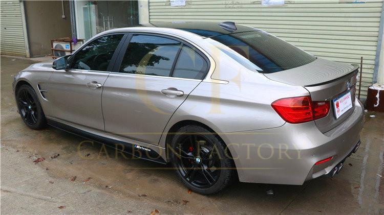BMW F32 F33 F36 4 Series A Style Carbon Fibre Side Skirt 14-20-Carbon Factory