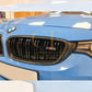 BMW F80 F82 F83 M3 M4 F32 F33 F36 4 Series Carbon Fibre / Gloss Black Front Grille 13-19-Carbon Factory