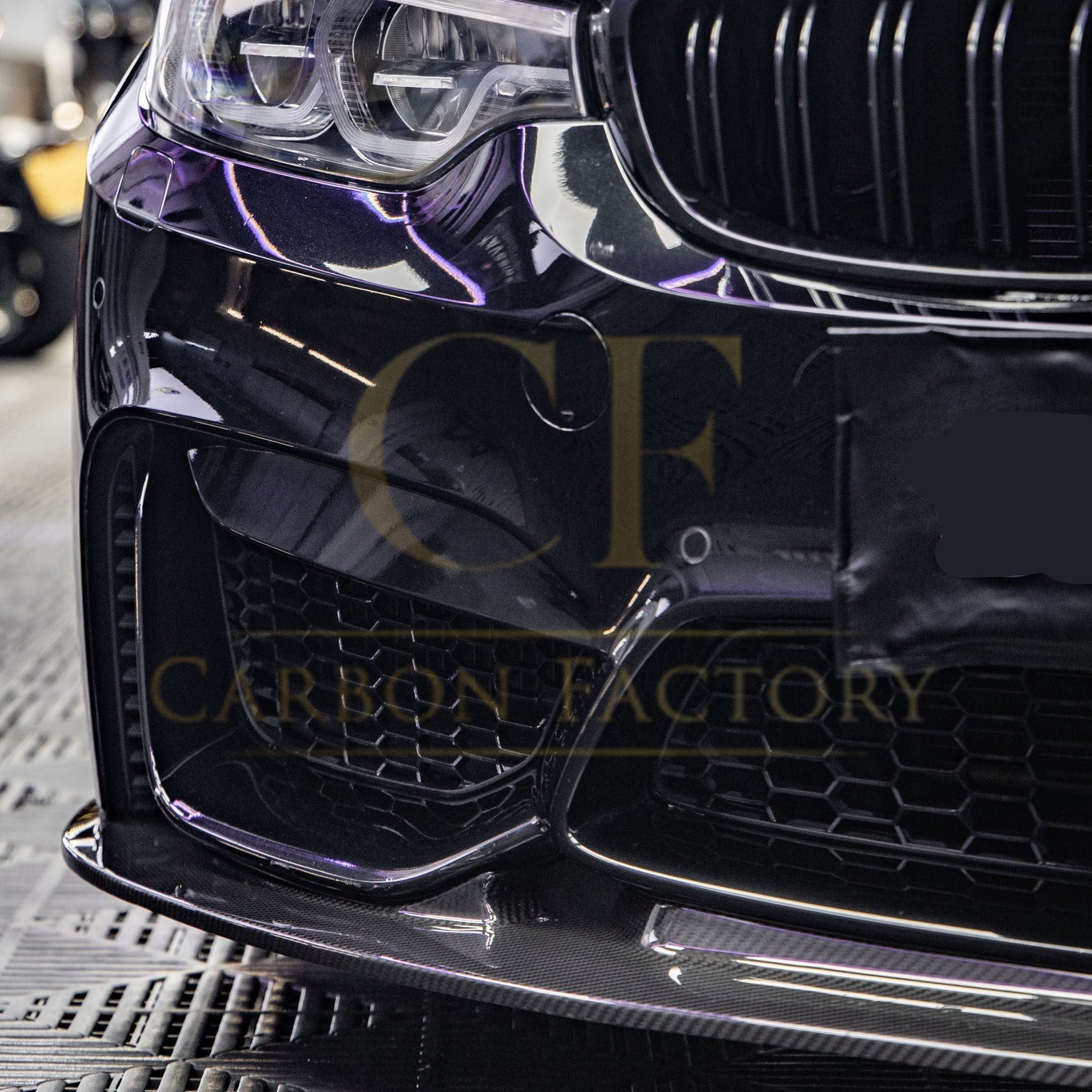 BMW F80 M3 F82 F83 M4 GT4 Style Pre-preg Carbon Fibre Front Splitter 14-20-Carbon Factory