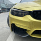 BMW F80 M3 F82 F83 M4 M Performance Style Pre-Preg Carbon Fibre Front Splitter Covers 14-20-Carbon Factory