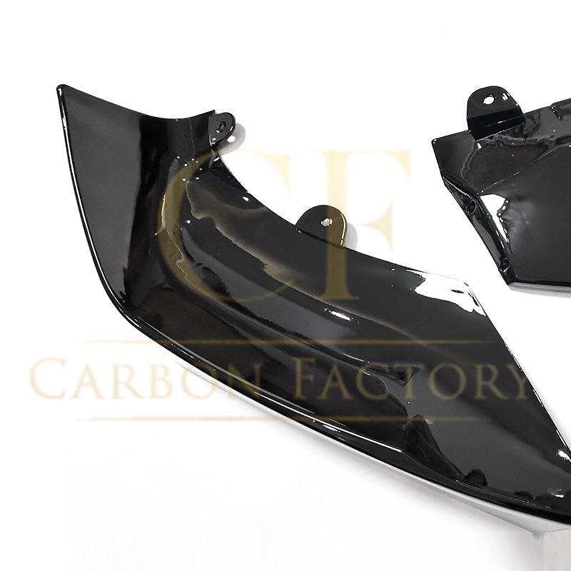 BMW G01 X3 IX3 G02 X4 LCI AC Style Gloss Black Front Splitter 22-Present-Carbon Factory