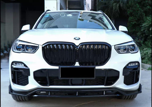 BMW G05 X5 M Performance Style Gloss Black Front Splitter 19-22-Carbon Factory