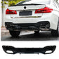 BMW G30 G31 5 Series M Sport 2 Pcs M Performance Style Gloss Black Rear Diffuser 17-24-Carbon Factory