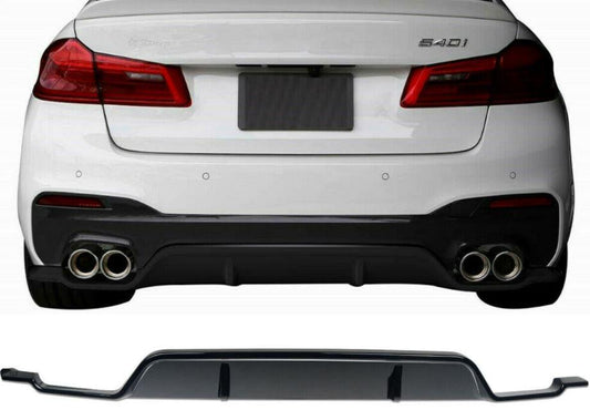 BMW G30 G31 5 Series M Sport 3D Style Gloss Black Rear Diffuser 17-24-Carbon Factory