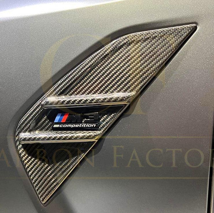 BMW G80 M3 Pre-Preg Carbon Fibre Replacement Side Fender Trim 21-Present-Carbon Factory