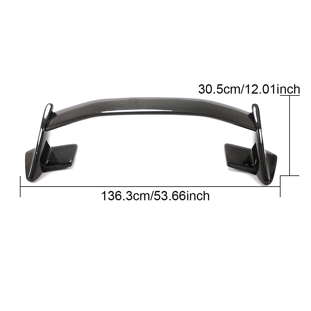 BR Style Carbon Fibre Boot Spoiler for Toyota GT86 12-20-Carbon Factory