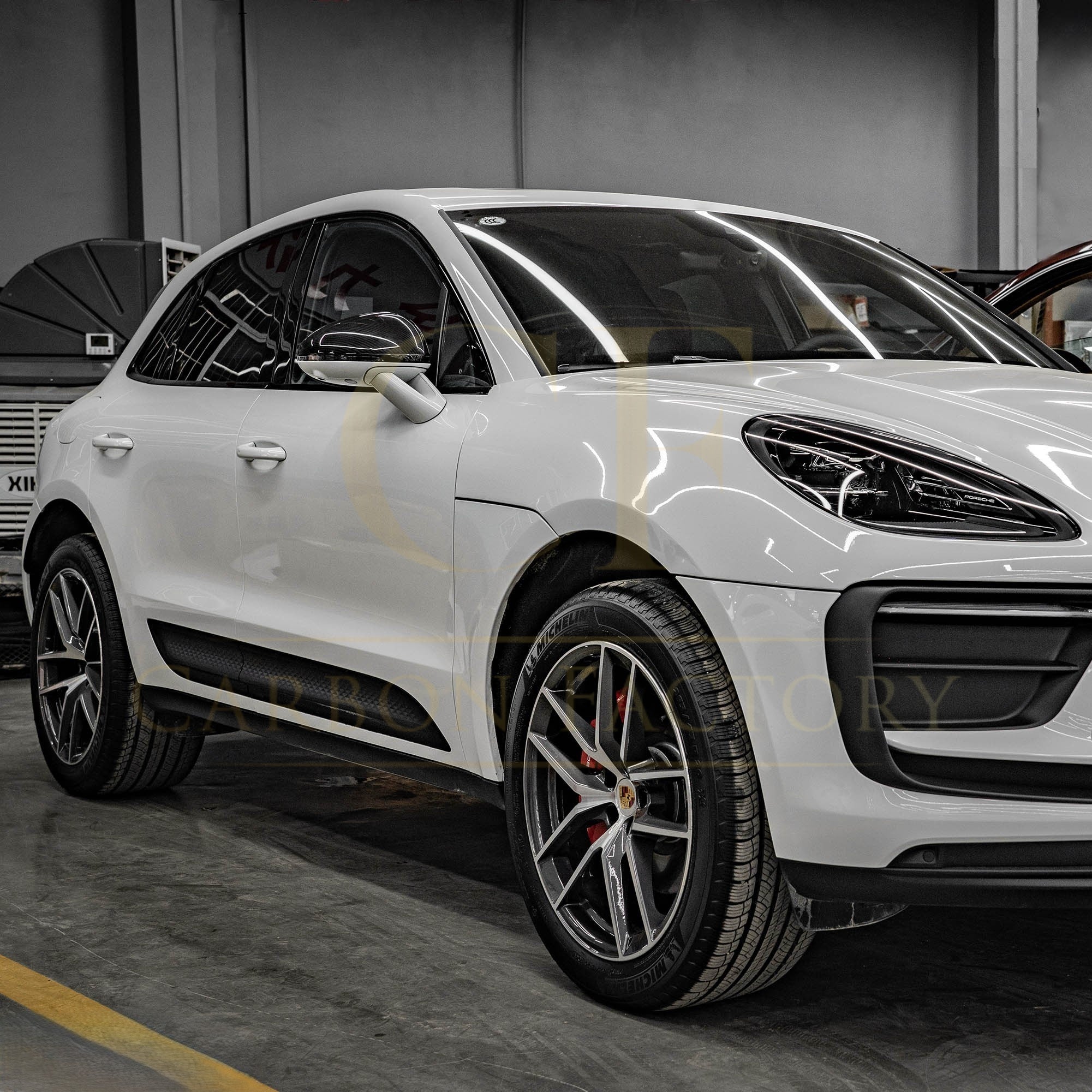 Pre-Preg Carbon Fibre Mirror Covers for Porsche Macan 14-26 - Carbon Factory