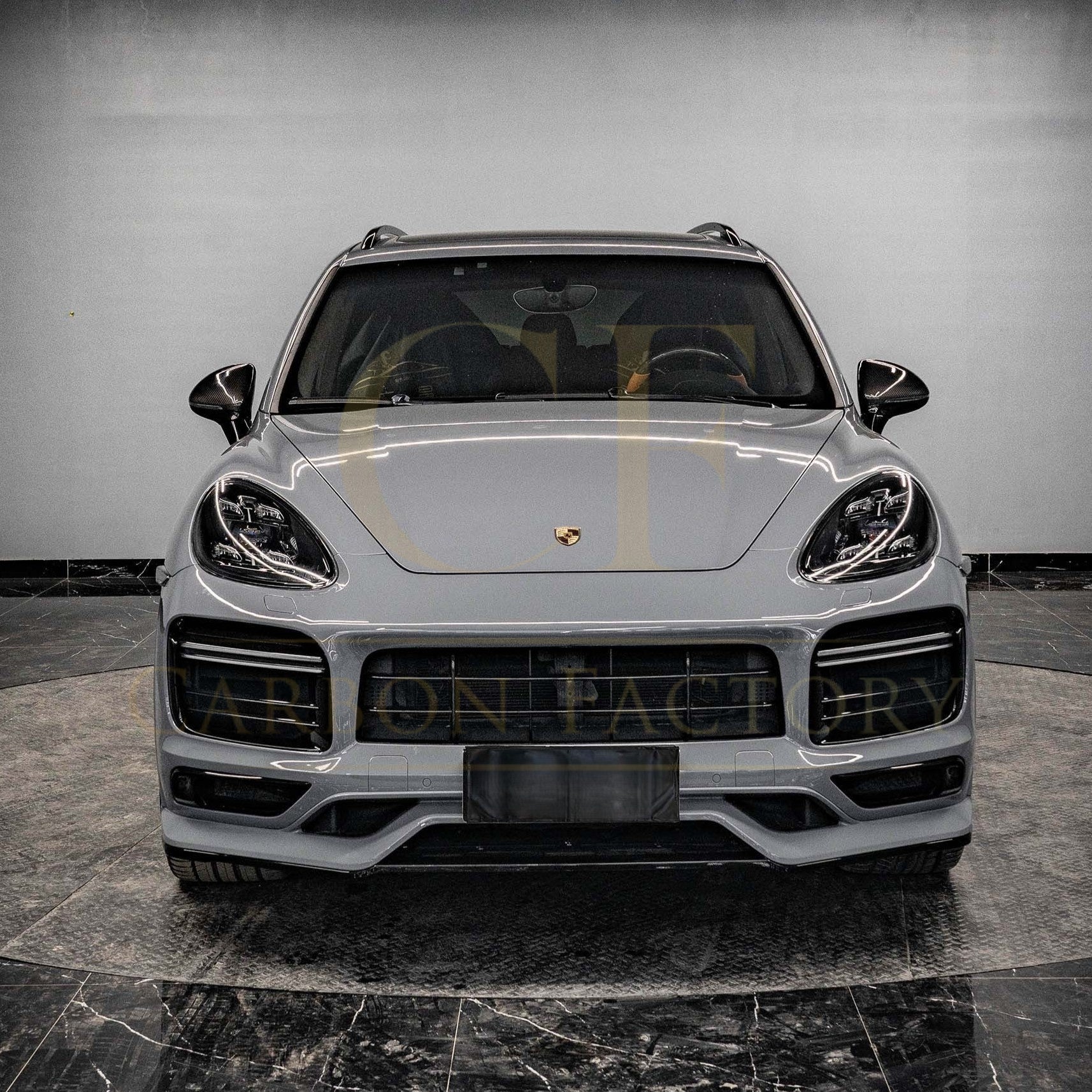 Pre-Preg Carbon Fibre Mirror Covers for Porsche Cayenne 958.2 14-18 LHD - Carbon Factory